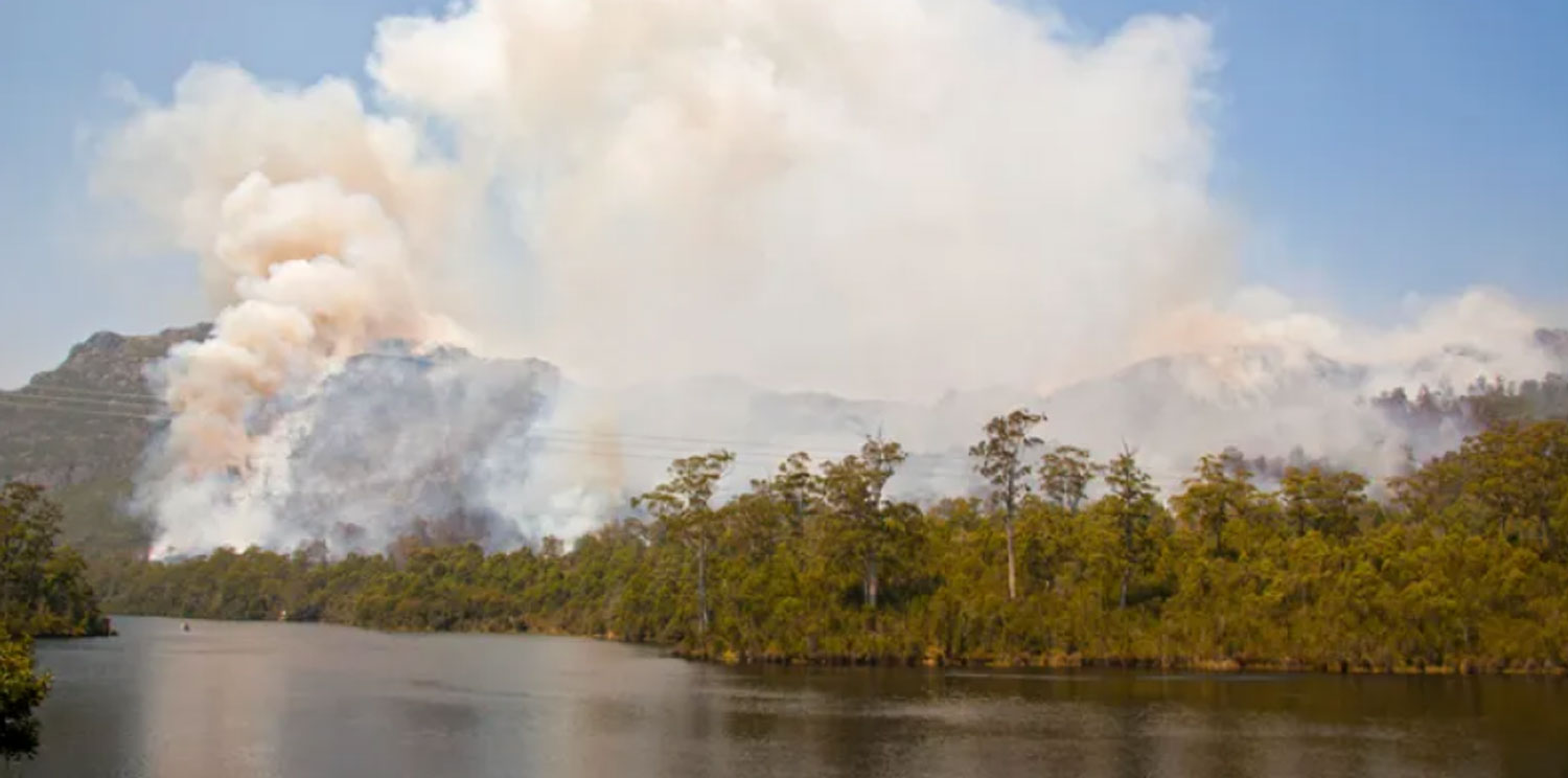 Bushfire As Seen From Afar