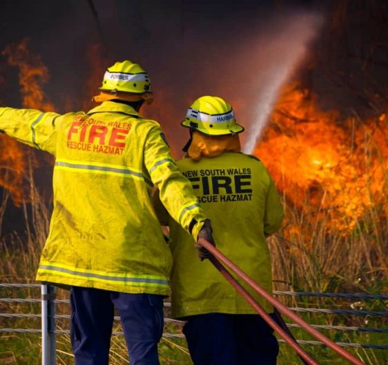 Australian Bushfire & Firefighters — Bushfire Services In Newcastle, NSW